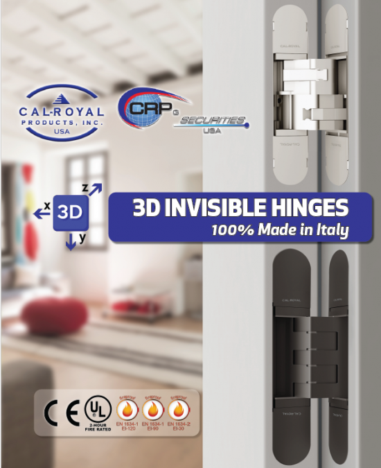 3D Invisible Hinges