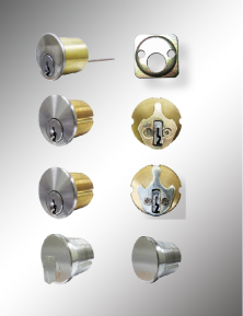 6 Pin Schlage "C" Keyway Mortise and Rim Cylinder