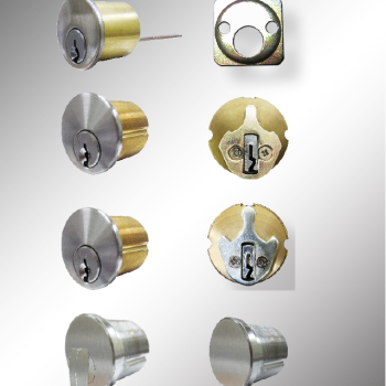 6 Pin Schlage "C" Keyway Mortise and Rim Cylinder