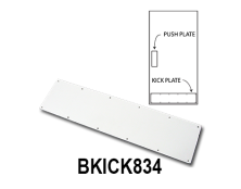 BKICK834, Metal Kick Plates