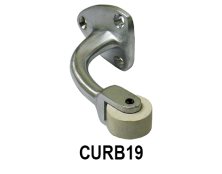 Solid Brass Roller Stop, SRB82 & CURB19