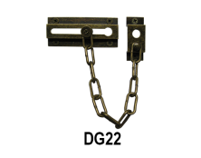 Solid Brass Chain Door Guard, DG22