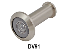 Brass Door Viewer, 180° Plastic Lens