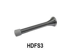 Heavy Duty Flexible Door Stop With Screw and Metal Base, HDFS3 & JFS13