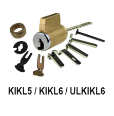 Key-in-Knob/Lever (KIKL) Cylinders