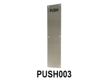 Stainless Steel Push Plate