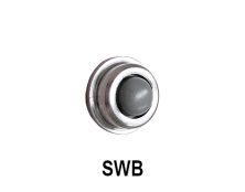 Small Convex Wall Stop, SWB