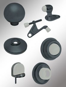 Door Hardware in Black Finish