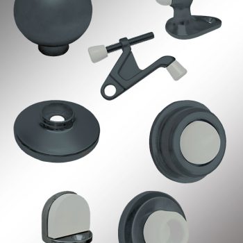 Door Hardware in Black Finish