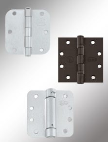 New Hinges and Finishes